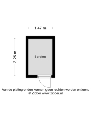 Plattegrond Nijstad 16 BORNE