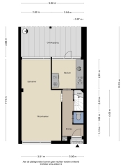 Plattegrond Paganinistraat 27 ALMELO