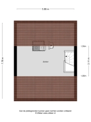 Plattegrond Paganinistraat 27 ALMELO