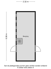 Plattegrond Paganinistraat 27 ALMELO