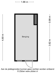 Plattegrond Verzetsstrijderslaan 132 GRONINGEN