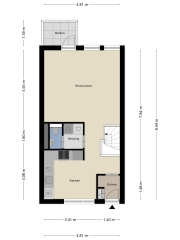 Plattegrond Aweg 17 n GRONINGEN