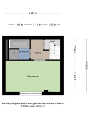 Plattegrond Aweg 17 n GRONINGEN