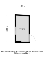 Plattegrond Aweg 17 n GRONINGEN