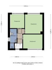 Plattegrond Kievitstraat 17 GOOR