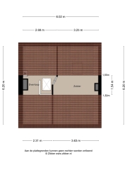 Plattegrond Kievitstraat 17 GOOR