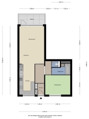 Plattegrond Grote Beerstraat 368 GRONINGEN