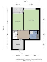 Plattegrond Sabotagelaan 10 GRONINGEN