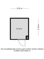 Plattegrond Gedempte Kattendiep 58 GRONINGEN