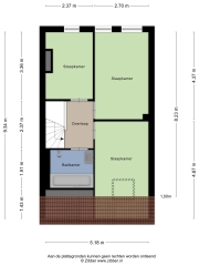 Plattegrond Scheepstimmerman 32 SAPPEMEER