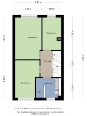 Plattegrond Antillenstraat 72 GRONINGEN