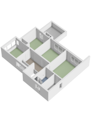 Plattegrond Bornerbroeksestraat 459 a ALMELO