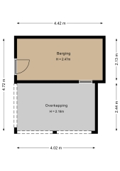 Plattegrond Laagveld 42 HAREN GN