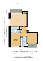 Plattegrond Hora Siccamasingel 341 GRONINGEN