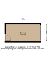 Plattegrond Hora Siccamasingel 341 GRONINGEN