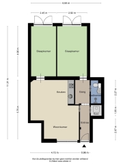 Plattegrond Damsterdiep 114 GRONINGEN