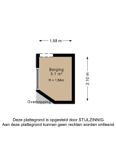 Plattegrond Stadhouderslaan 47 GRONINGEN