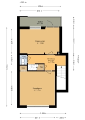 Plattegrond Hyacinthstraat 143 GRONINGEN