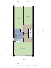 Plattegrond Brecklenkamp 18 ALMELO